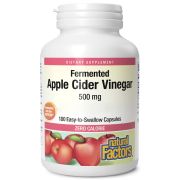 Natural Factors, Apple Cider Vinegar, apple cider vinegar, 500mg, 180 capsules