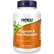 Now Foods, Pygeum &amp; Saw Palmetto, 120 softgels