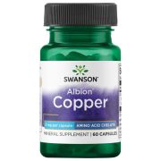 Swanson, Albion Copper, 2mg, 60 capsules